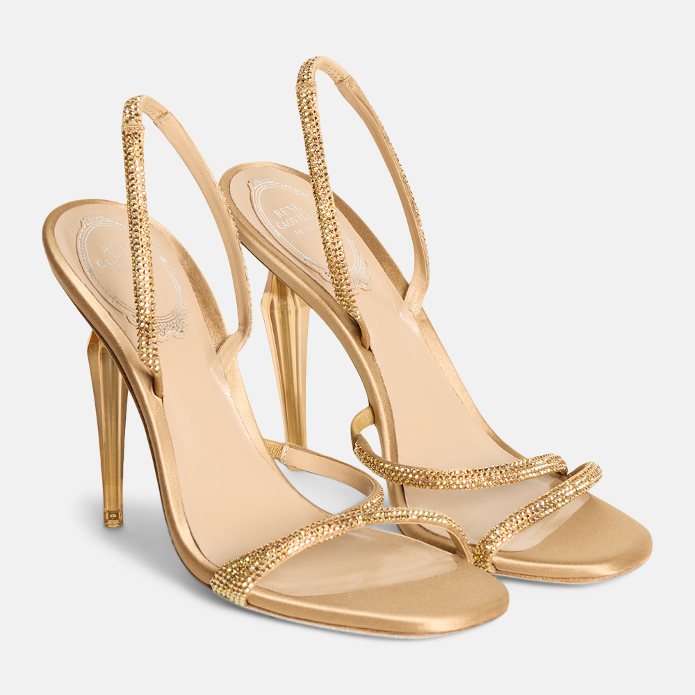 Superfleamarket_Claire_Holt_Rene_Caovilla_footwear_heels_sandals_gold_sparkle(1)