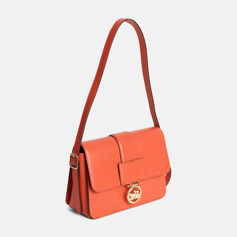 Superfleamarket_Toni_Garrn_bag_Longchamp_box-trot_orange_red_shop(1)