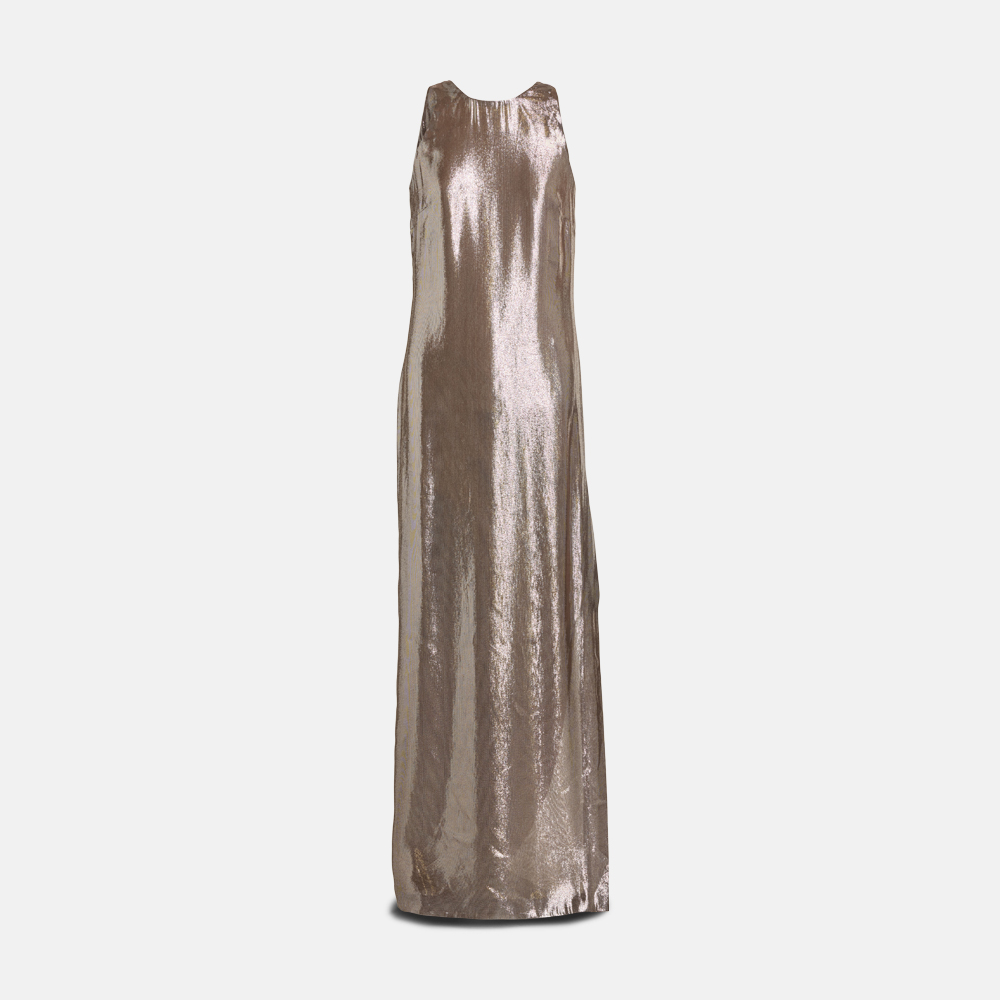 Superfleamarket_Siran_Manoukian_clothes_SIRAN_dress_gown_gold_silver_open-back_shop(1)